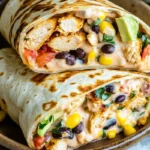 Southwest Chicken Wrap with Fresh Ingredients